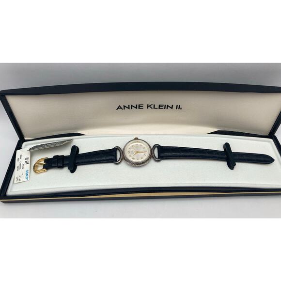 Beautiful Anne Klein II Quartz Womens Watch 10/1442-3 Leather Adjustable Band - Picture 1 of 9